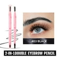 thumbnail image 1 of Hauiodp Automatic Slim Double Head Makeup And Natural Eyebrow Pencil With Eyebrow Brush, 1 of 1