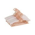 thumbnail image 1 of Hauiodp Baby Hangers, 10 Pack Baby Clothes Hangers for Closet, Adjustable Non-Slip Kids Hangers, Save Space Plastic Hangers for Toddler Infant, Nursery Child, Teen, 1 of 5