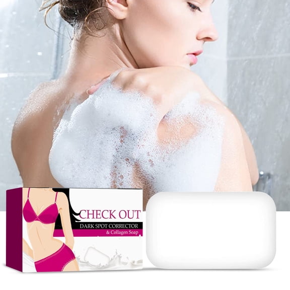Hauiodp Beauty Soap Clean Up Melanin Flattened Wrinkles Fade Spots