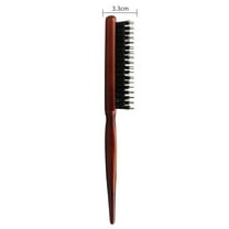 Hauiodp Boar Bristle Hair Brush for Women and Men,Natural 100%Hair Brush Boar Bristle Hairbrush for Fine and Thin Hair , Best Paddle Hair Brush for Men Women Kids
