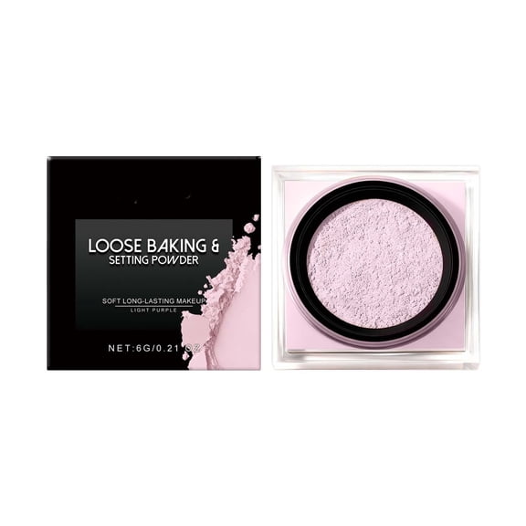 Hauiodp Box Set Makeup Powder Long-lasting And Not To Peel Off Clear And Transparent Soft Focus Matte Powder Powder 6g