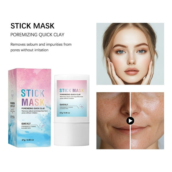 Hauiodp Centella Poremizing Stick Mask - Deep Cleansing Pore For Oily Sensitive Travel-Friendly Mask Stick
