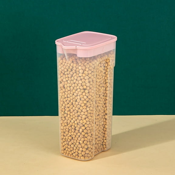 Hauiodp Cereal Storage Containers, Cereal Dispensers, Large Plastic Airtight Food Storage Containers for Flour, Sugar, Rice, Nuts, Snacks & More