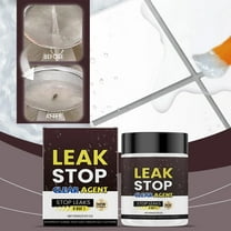 Hauiodp Clear Waterproof Sealant, Transparent Waterproof Coating, Waterproof Coating Acrylic Paste for Leakage for Roofs, Walls, Windows, Bathroom, Wood, Concrete, Tile, Non-Toxic