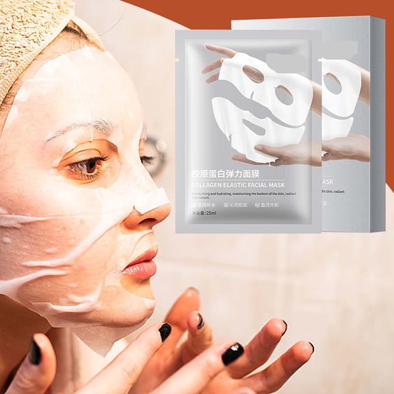 Hauiodp Collagens Moisturizing Mask Firming Moisturizing Moisturizing Glowing Face Lifting Mask