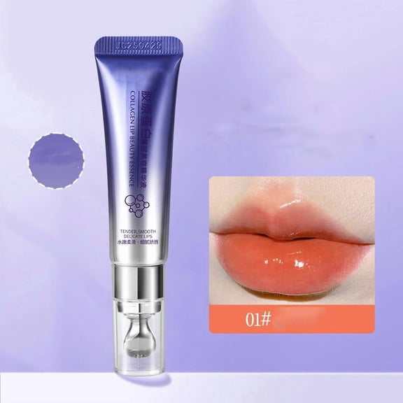 Hauiodp Collagenss Lip Beauty Essences Wrinkle Fading Lip Lines Moisturizing Brightening Lip Color