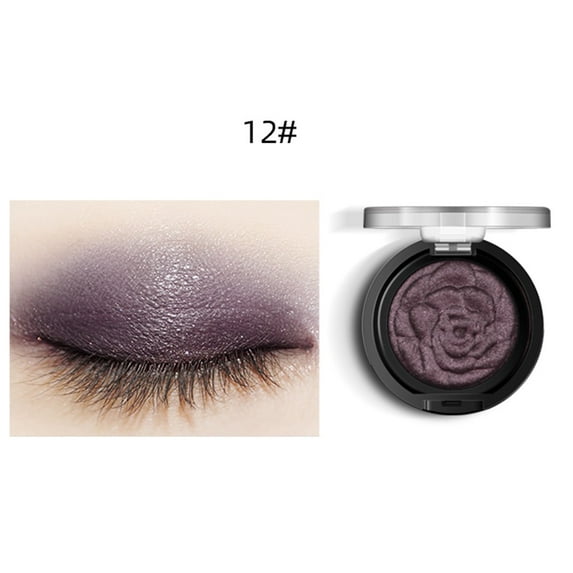 Hauiodp Color Makeup Rose Monochrome Pearl Light Baking Powder Eye Shadow