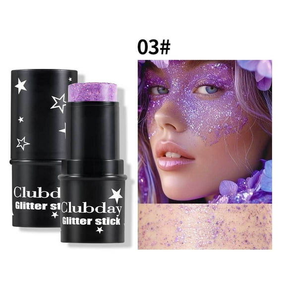 Hauiodp Colorful 8-color Glitter Eye For Face And Body Stage Makeup Multifunctional Eye Stick