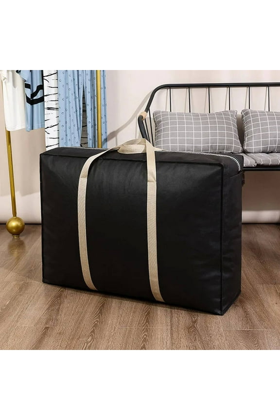 Extra Large Moving Boxes, Oversized Supplies Storage Bags, Space Saver Totes, Heavy Duty Duffel Bag with Sturdy Zippers and Strong Handles for Sheets, Bedding, Pillows, Clothes
