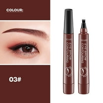 Hauiodp Eyebrow Pencil Eyebrow Microblading Pen - Eye Makeup Eyebrow Pen 4 Point Brow Pen Lift & Snatch Eyebrow Microblading Pen Long-Lasting WaterproofNatural2ml