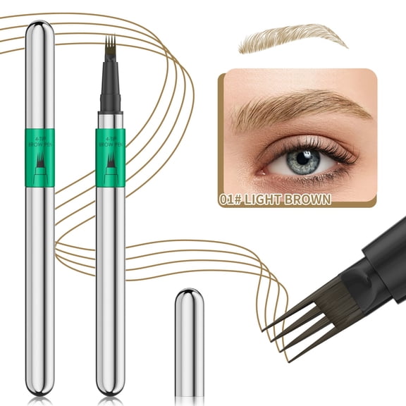 Hauiodp Eyebrow Pencil Eyebrow Microblading Pen Eyebrow Pen 4 Point Brow Pen Lift Snatch Eyebrow Eye Makeup Long Lasting Proof Natural Eyebrow Hair1ml