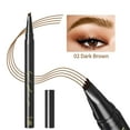 thumbnail image 1 of Hauiodp Eyebrow Pencil For Eye Makeup,Microblading Eyebrow Pen, Liquid Brow Pencil With 4-Fork Tip, Long-Lasting Smudgeproof Create Natural Eyebrow, 1 of 2