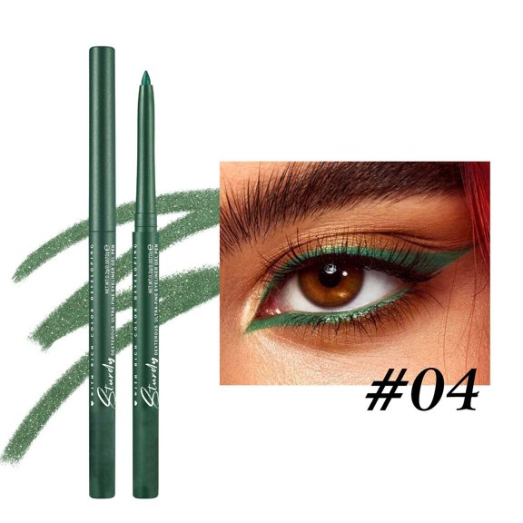 Hauiodp Eyeliner Gel Pencil Flash Eyeshadow Long-lasting High Eyeliner Eyeliner Eyeshadow 0.2g