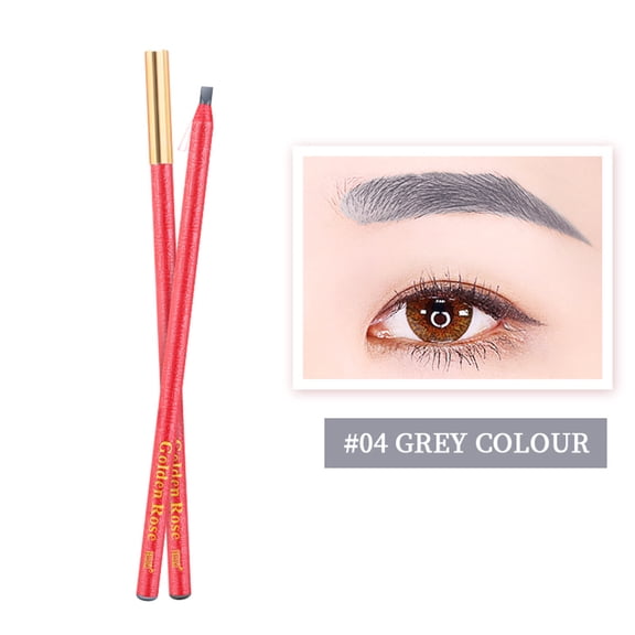 Hauiodp Golden rose draw line eyebrow pencil, sweat-proof, non-marking