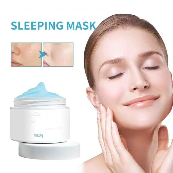 Hauiodp Hyaluronic Moisturizing And Moisturizing Sleep Facial Mask Removes Facial Spots And Dullness 50g