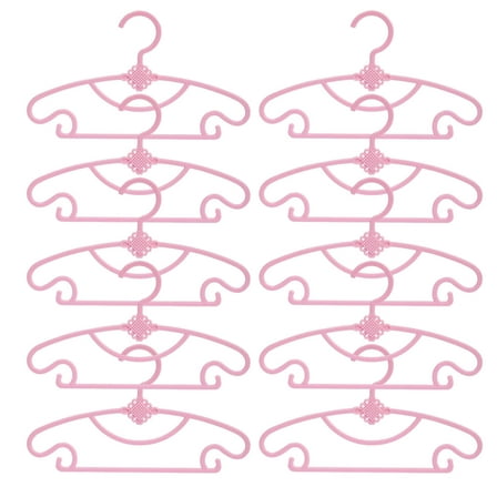 Hauiodp Kids Clothes Hangers, Adjustable Baby Clothes Hangers for Closet, Sturdy Heavy Plastic Onesie Organizer for Infant Newborn Toddler, Stackable Kids Children’s Outfit Hangers