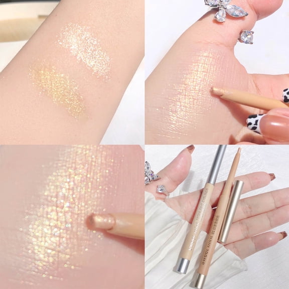 Hauiodp Lazy High Light Eye Shadow Pen Pearl Light Eye Highlighter Pencil