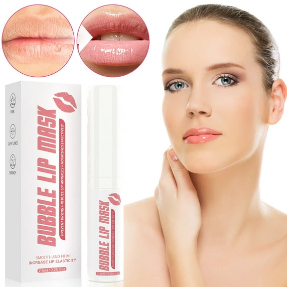 Hauiodp Lip Mask Reduces Lip Wrinkles And Removes Dead. Lip Scrub Moisturizes And Moisturizes Lip 7.5ml