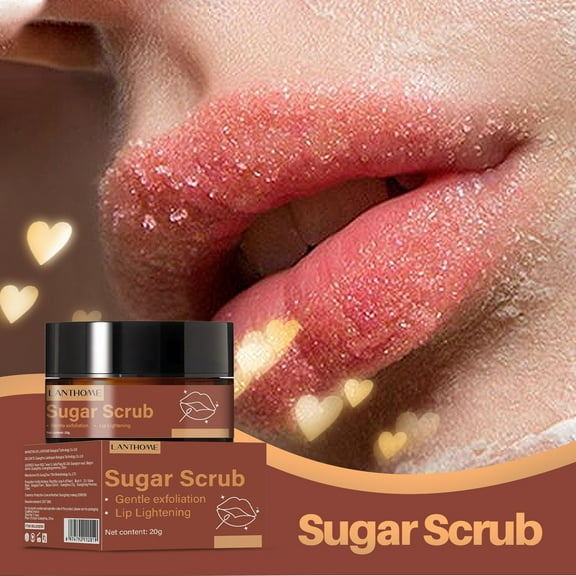 Hauiodp Lip Whitening Scrub To Dull Hydrates To Reduce Pigmentation Hyaluronic To Lighten