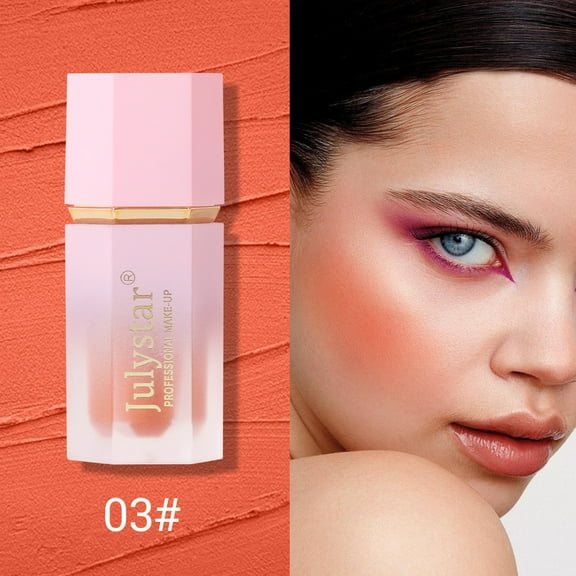 Hauiodp Liquid Blush, Rosy And Expanded Color Eye, Contouring And Sunburning Female Facial Rouge Water