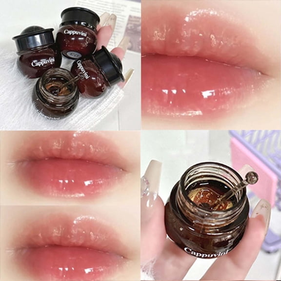Hauiodp Little Pot Lip Mask Lip Mud Moisturizes And Softens Lip Lines