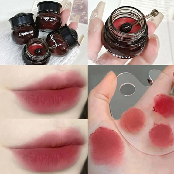 Hauiodp Little Pot Lip Mask Lip Mud Moisturizes And Softens Lip Lines