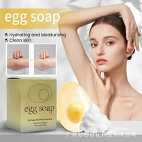 Hauiodp Manual Eggs Bath Soap 90g Clean Private Body Moisturizing Moisturizing Soap