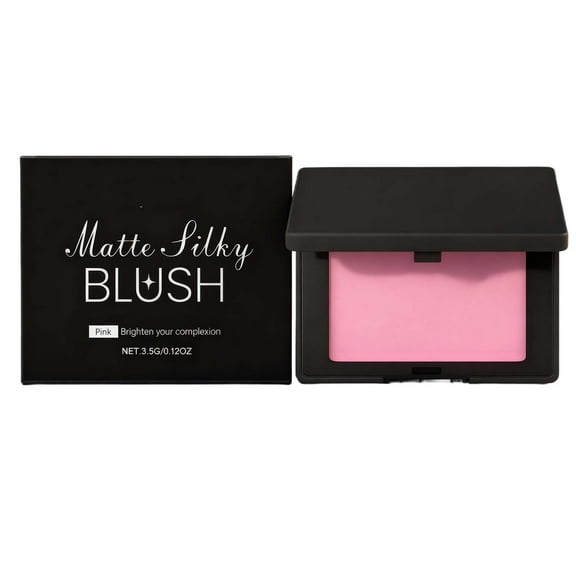 Hauiodp Matte Silk Blush For A Youthful Look With Long Lasting Wear And Blending Peach Apricot Shade For Versatile Contouring And Highlighting In One Multi Purpose