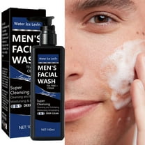 Hauiodp Men's Facial Cleansing Foam Moisturizing And Cleansing Face Wash 100ml
