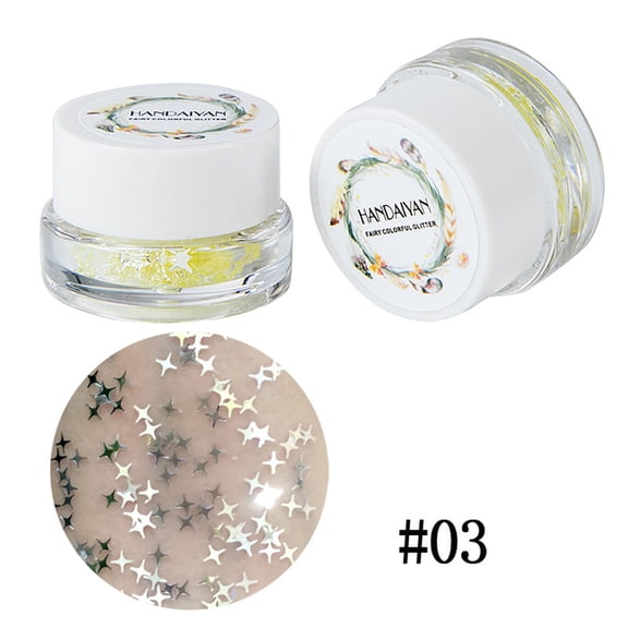 Hauiodp Mermaid Sequins Glistening Gloss Eye Shadow Gel Paste