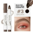 thumbnail image 1 of Hauiodp Microblading Eyebrow Pencil Eyebrow Contouring Pencil With A Fork Tip Waterproof 4 Tipped Spoolie Brush Brow Pen Natural Makeup Effect 1.25ml, 1 of 2