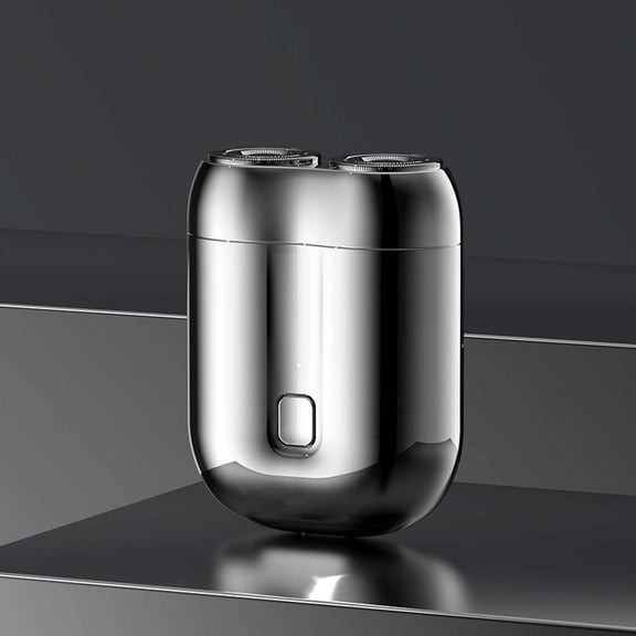 Hauiodp Mini Dual-Head Electric Shaver, Upgrade Pocket Shaver, Washable Double Head Razor, USB Electric Mini Portable Razor, Rechargeable Waterproof Electric for Men