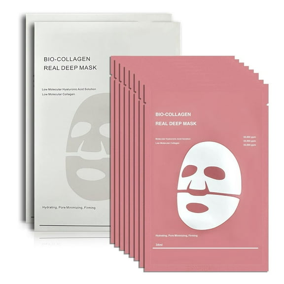Hauiodp Moisturizing Facial Mask Moisturizing And Nourishing Three In One Facial Mask To Improve Facial Roughness And Smoothness 100ml 4PC