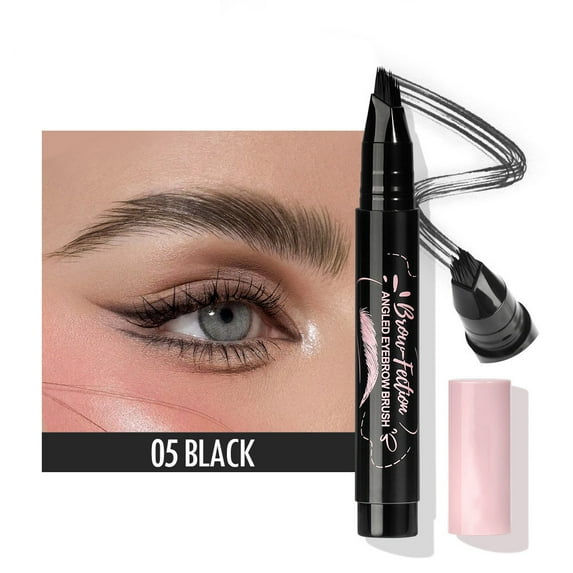 Hauiodp Multi Fork Eyebrow Pencil With Long-lasting Waterproof And Non Fading 1.4ml