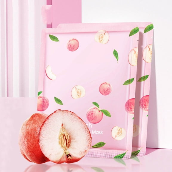 Hauiodp Peach Facial Mask Hydrating And Nourishing Fine And Refreshing Moisturizing Mask