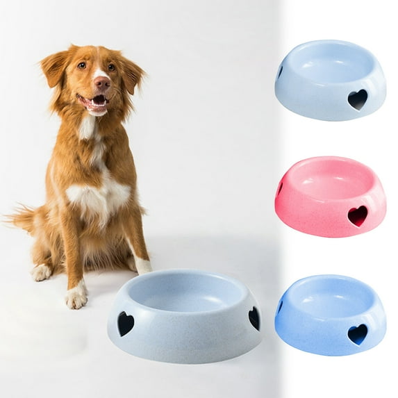 Hauiodp Plastic Pet Bowl, Plastic Dishes, Anti-Slip Dog Bowl Cat Bowl for Food or Water, Dog Food Dish for Small Dogs