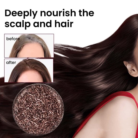 Hauiodp Polygonum Multiflorum Shampoo Soap With Sophora Flavescens Soap For Hair And Blackening 60g