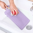 thumbnail image 1 of Hauiodp Portable Plastics Wash Board Household, Rectangle Washing Clothes Board, Washboard for Hand Washing Clothes, Scrub Board Washing Board for Laundry, Home, Dormitory, Travel, 1 of 6
