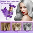 thumbnail image 1 of Hauiodp Purple Shampoo for Blonde, Bleached, Silver, or Brown Highlighted Hair 100ml, Let Hair Gray To Grandma Gray Soft Nourish Dry Hair, 1 of 9