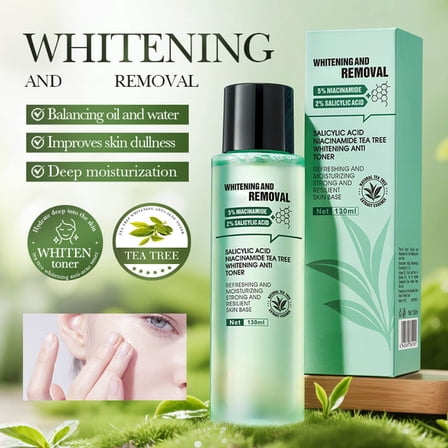 Hauiodp Salicylic Exfoliating Face Toner For All Types Daily Pore Care Oil Control 130ml