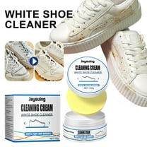 Hauiodp Shoe Cleaner Cream, Sneaker Cleaner for Removing Stains and Dirt, Multipurpose Remover Shoe Whitener, Professional White Shoe Cleaner for Nubuck, Suede, Leather，Boots, Canvas