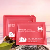 Hauiodp Snail Collagens Firming And Hydrating Eye Mask Nourishing Eye Mask Patch 7.5ml