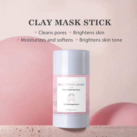 Hauiodp Solid Facial Mask Stick 40g Smearing Facial Mask Mud Cleanses