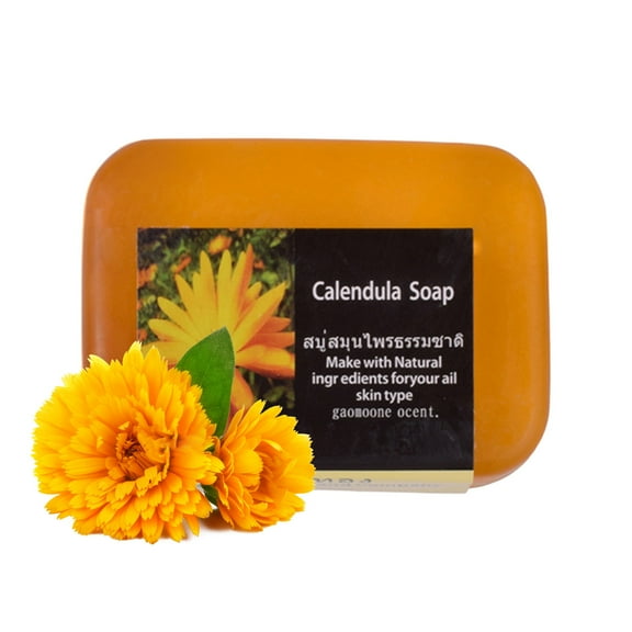 Hauiodp Thailand Oil Hand Made Soap Lemon Rose Hand Made Soap Face Washing Bath Hand Washing Soap Nourishing Moisturizing Oil Soap 90g