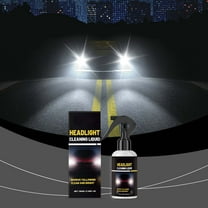 Hauiodp UV Headlight Protector Spray, Headlight Repair Spray, Headlight Cleaner, Heat Resistant Headlight Polish, Headlight Brightening Spray, Removing Yellowing Oxidized