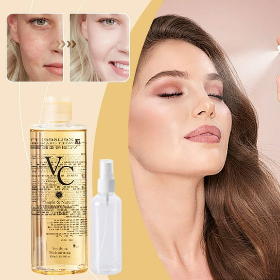 Hauiodp VC Toner Refreshing Hydrating Rejuvenating, VC Water Deeply Hydrate and Enhance Skin Elasticity, Deep Moisturing 300ml