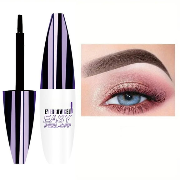 Hauiodp Waterproof Eyebrow Gel Tear Off Eyebrow Cream Is Not Easy To Peel Off Smudging And Long-lasting Tear Off Eyebrow Cream