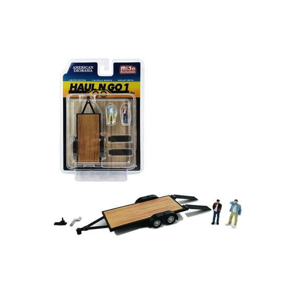 Haul N Go 1 Set, Silver - American Diorama 38377MJ - 1/64 scale Figurine - Diorama Accessory