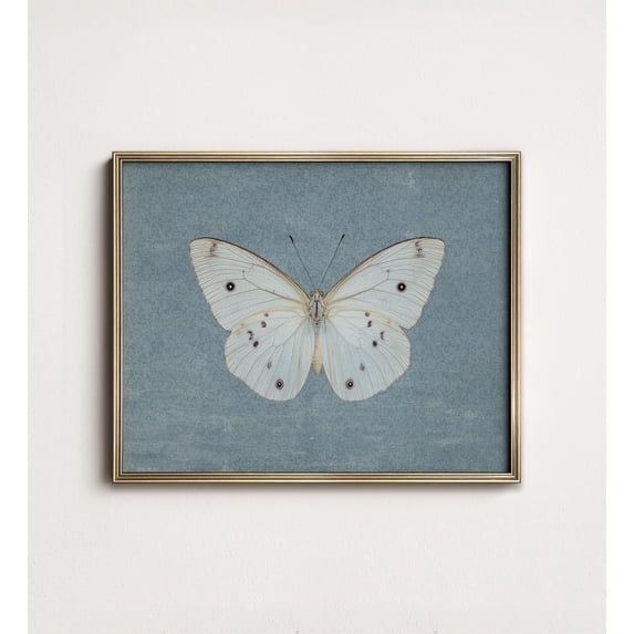 Hauling In The Catch Nautical Fishermen Boat Vintage Art Vintage Butterfly Art Farmhouse Girls Room Wall Decor, UNFRAMED Size 16x16