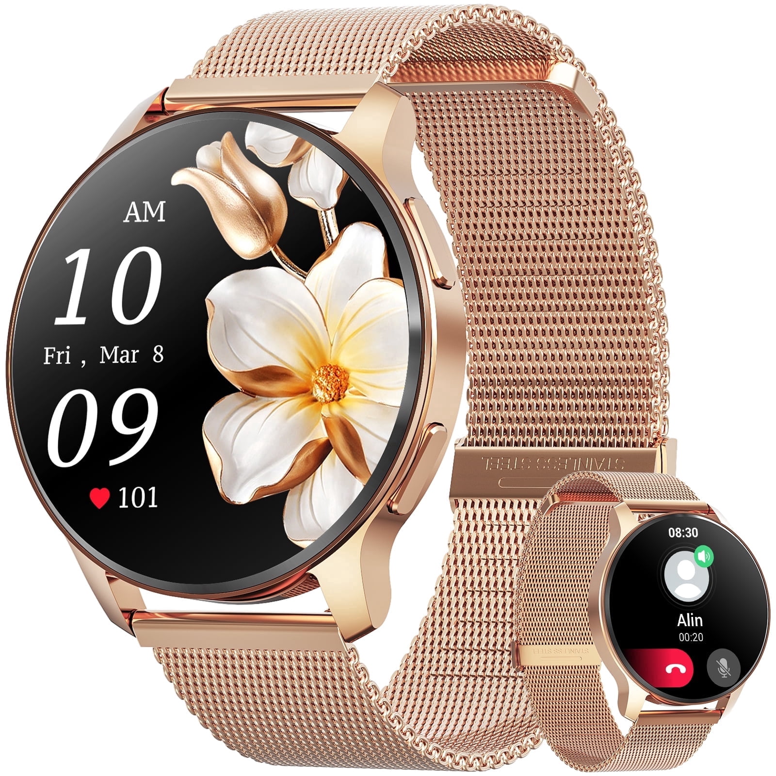 Joautrial Smart Watch Fits for Android & Iphone - 1.32